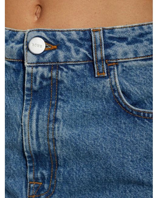 Rohe Blue Wide-Leg Jeans