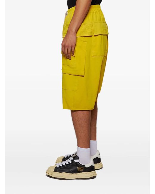 Rick Owens Klassische Cargo-Shorts in Yellow für Herren