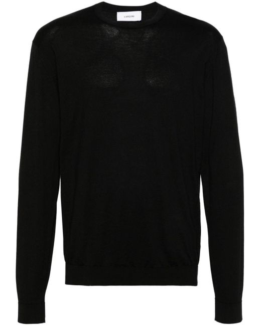 Lardini Pullover mit rundem Ausschnitt in Black für Herren