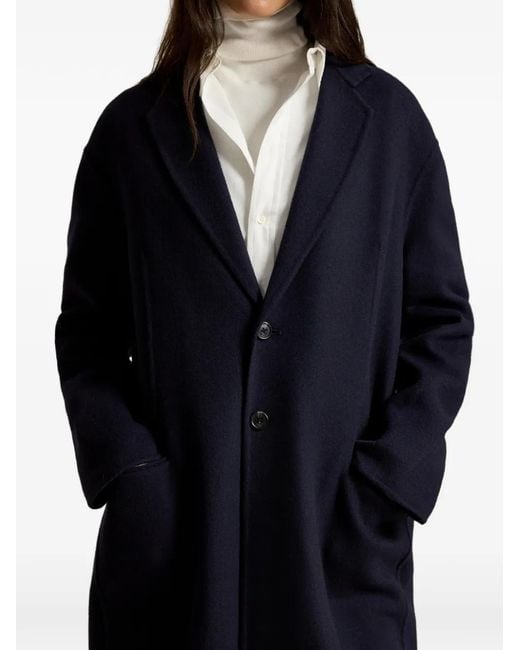 Polo Ralph Lauren Blue Single-Breasted Coat