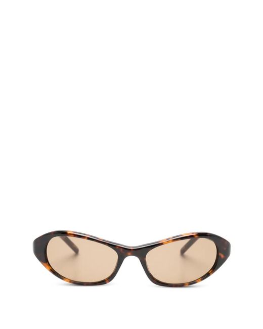 Chimi Natural Aria Oval-Frame Sunglasses