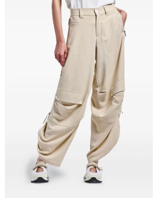 High White Multiple-Pockets Trousers