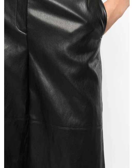 Goen.J Black High Waist Cropped Trousers