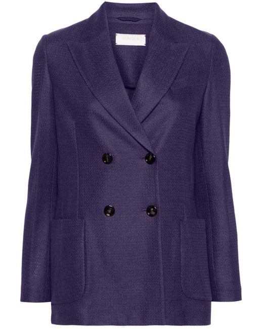 Blazer con doble botonadura Circolo 1901 de color Blue