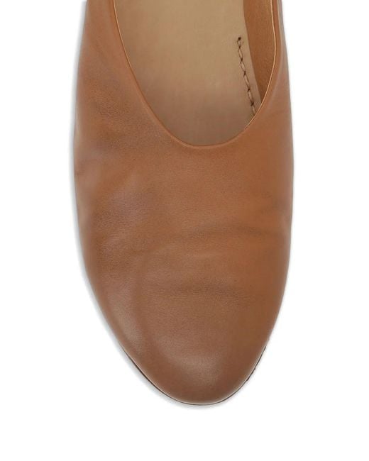 Marsèll Brown Ballerinas Aus Leder