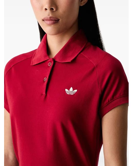 Adidas Mini Logo-Embroidered Polo Dress