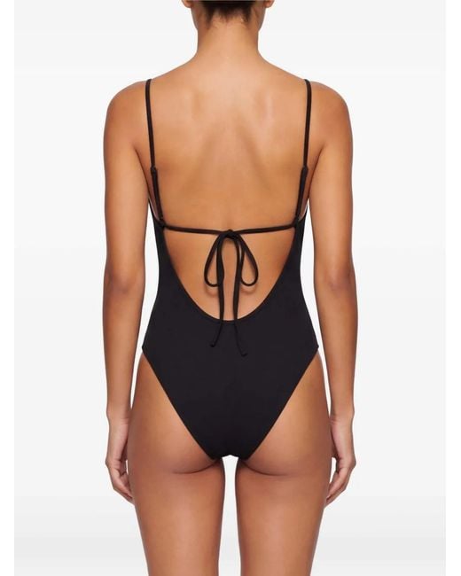 Totême Black Scoop Swimsuit