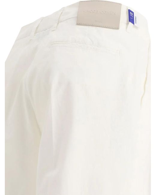 Pantaloni Selena di Jacob Cohen in White
