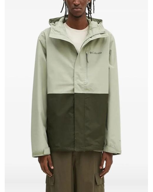 Columbia Hikebound Ii Tweekleurig Jack Met Capuchon in het Green voor heren