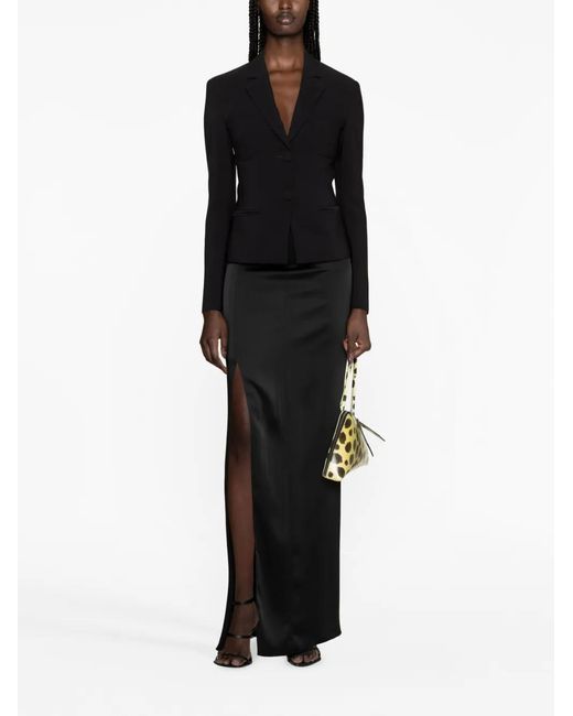 Genny Black Single-Breasted Blazer