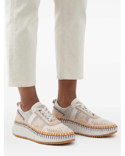 Chloé Natural Nama Sneaker