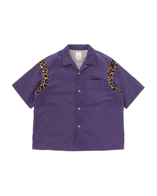 Camisa Wallis Down Visvim de hombre de color Purple
