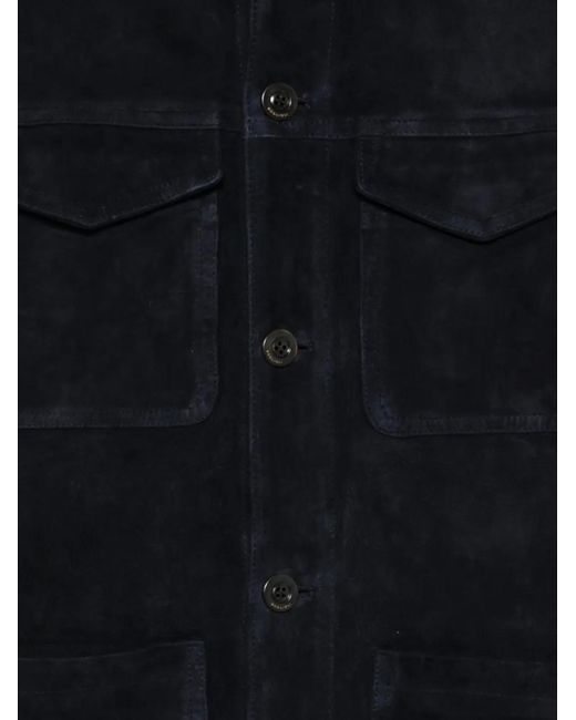 Boglioli Black Buttoned Pocket Jacket