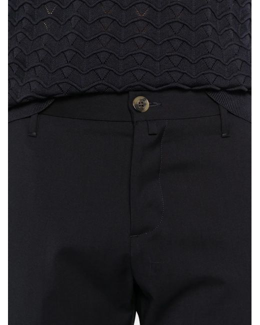 Jacob Cohen Blue Button Trousers for men