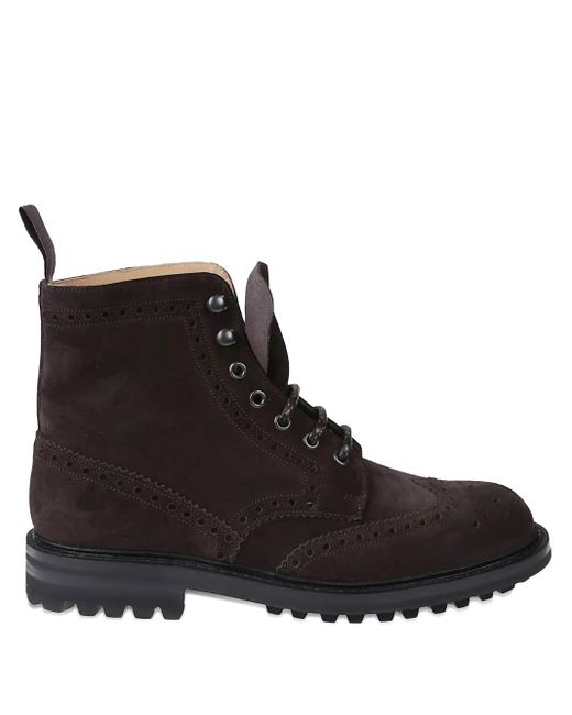 Church's Black Mc Farlane Lace-Up Biker Boots for men
