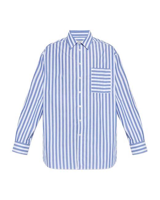 メンズ J.W. Anderson ストライプ シャツ Blue
