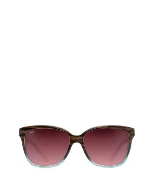 Maui Jim Purple Starfish Square-Frame Sunglasses