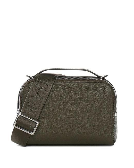 Borsa A Tracolla Mini Con Zip di Loewe in Green da Uomo