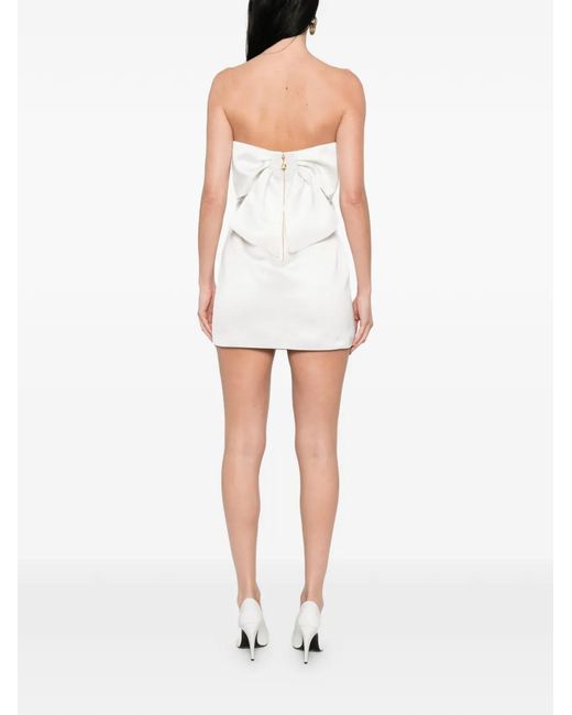 Elisabetta Franchi White Mini Dress