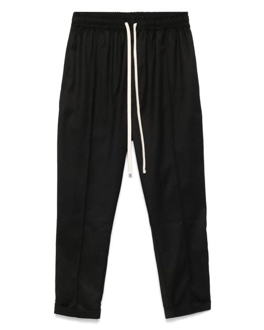 Pantalones Con Bajos Con Cordones Hamza de hombre de color Black