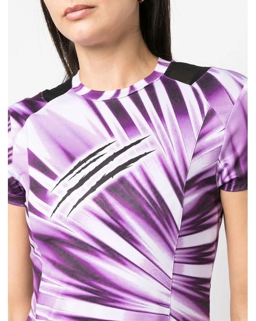 T-Shirt À Imprimé Tie Dye Philipp Plein en coloris Purple