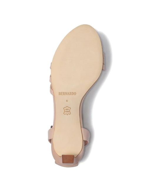 Bernardo Pink Lima Strappy Heeled Sandals