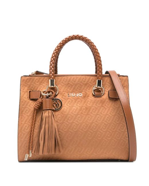 Liu Jo Brown Caramel-Colored Tote Bag