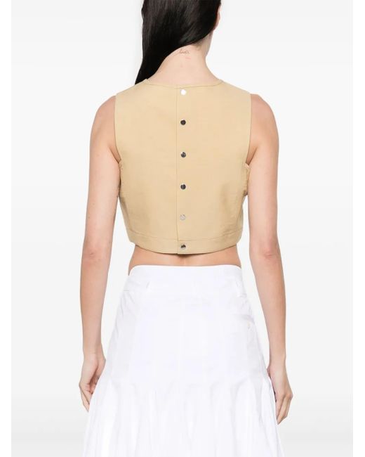 Rabanne Natural Twill Vest