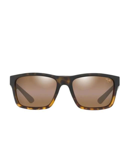 Maui Jim Brown Square-Frame Sunglasses