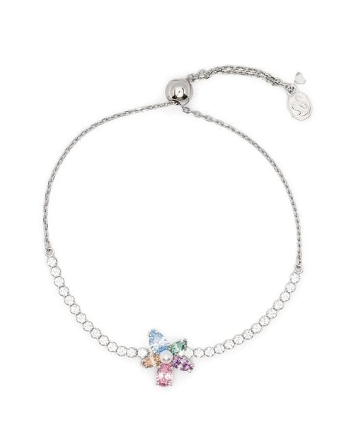 Swarovski White X Ariana Grande Motif Rhodium Bracelet
