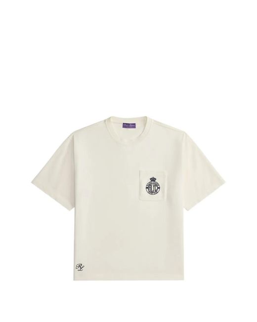 Ralph Lauren White Logo-Detail T-Shirt for men
