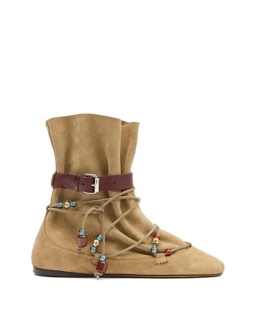 Isabel Marant Brown Calf Leather Boots