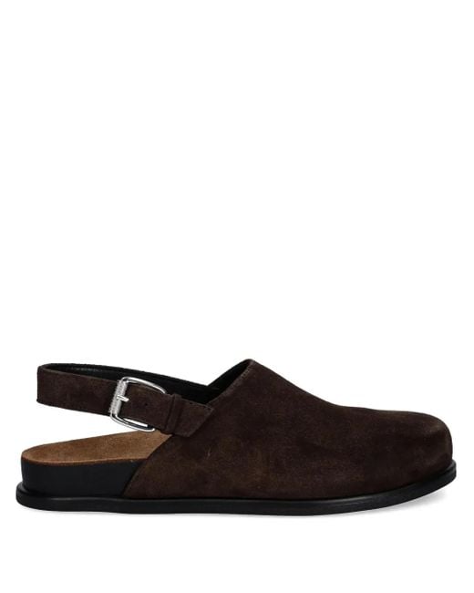 Vagabond Black Effie Buckle-Fastening Slingback Mules