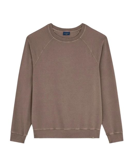 Paul & Shark Brown Crew-Neck Sweatshirt for men