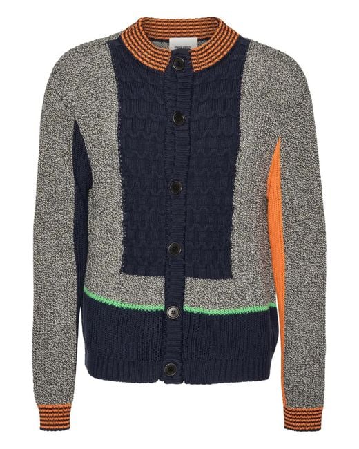 Henrik Vibskov Blue Buttoned Cardigan