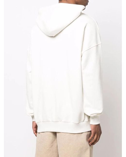 BLUE SKY INN White Logo Print Sweatshirt for men