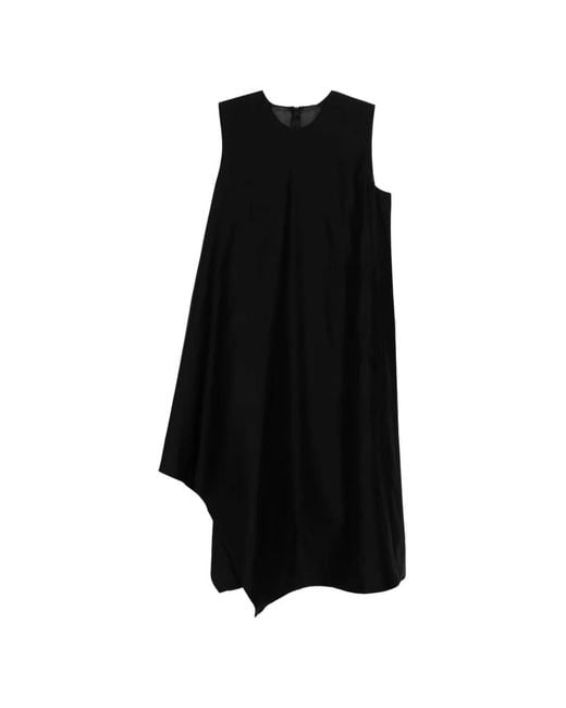 JNBY Black Sleeveless Oversized Dress