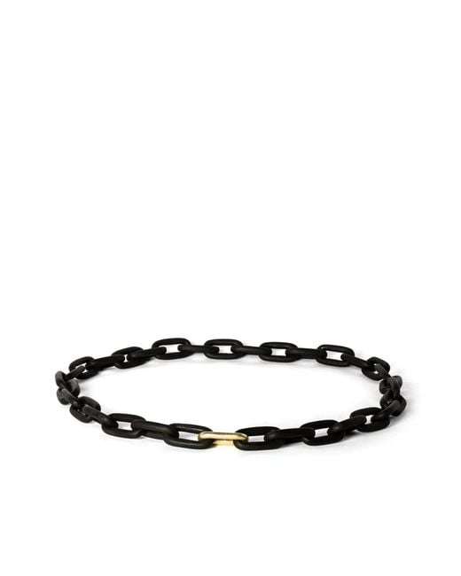 Parts Of 4 White Charm Chain Choker Necklace