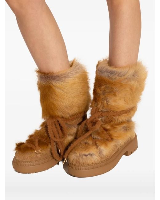 Fendi Brown Leather Sneakers