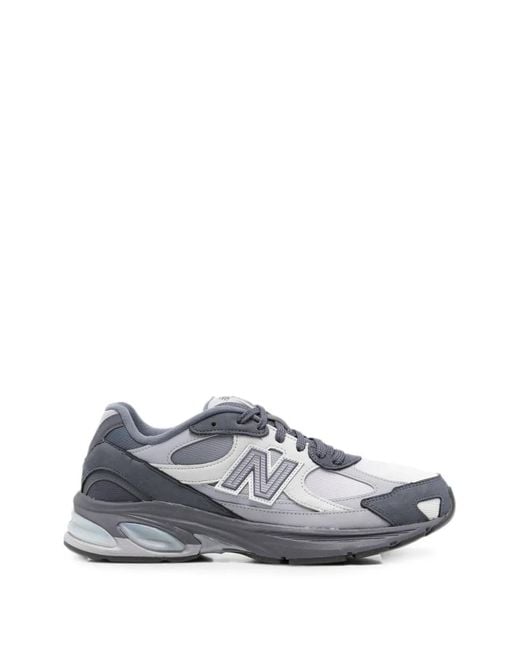 New Balance White 2010 Panelled Sneakers