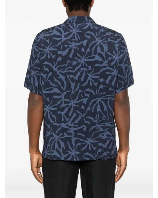 Boss Blue Chemise À Patch Logo for men