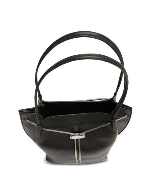 By Far Black Kayla Leather Shoulder Bag