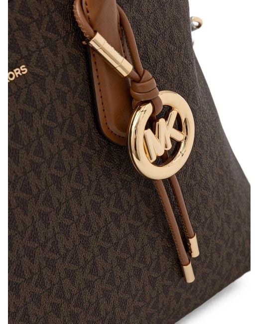 MICHAEL Michael Kors Brown Logo-Pattern Tote Bag