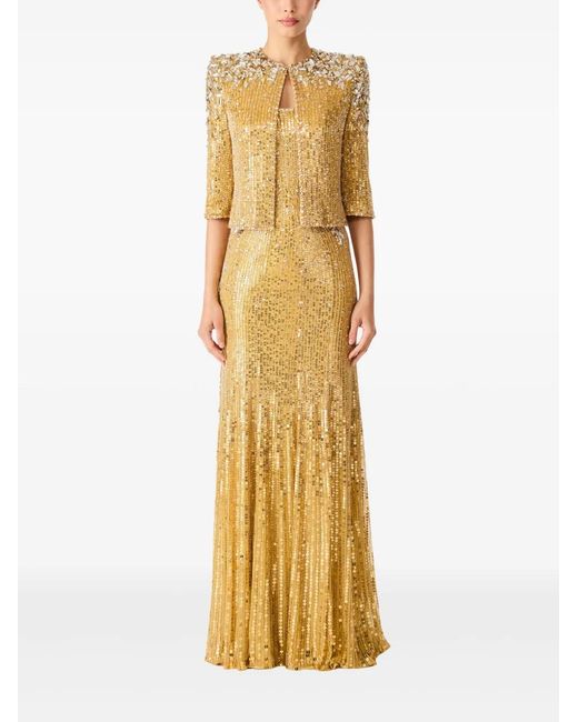 Jenny Packham Metallic Gaia Jacket