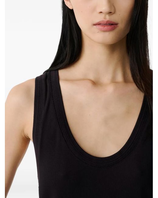 Studio Nicholson Black Votan Vest Top