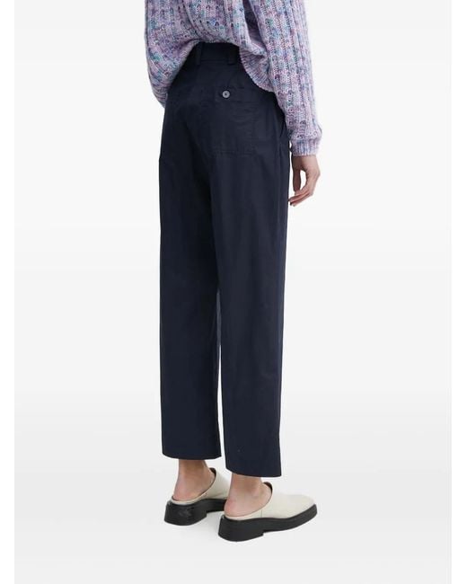 Paul Smith Blue Buttoned Trousers