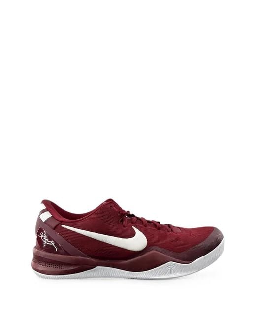 Nike Red Kobe 8 Protro Sneakers for men