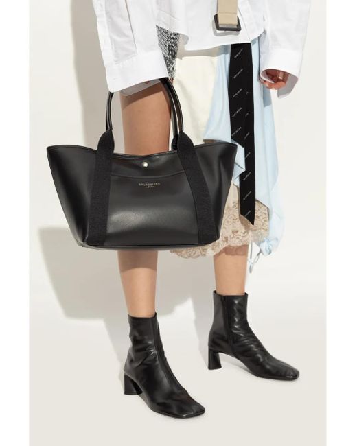 Balenciaga Medium Biarritz Tote Bag in Black | Lyst