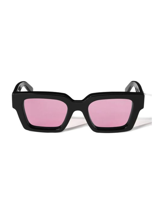 Off-White c/o Virgil Abloh Black Square-Frame Sunglasses for men