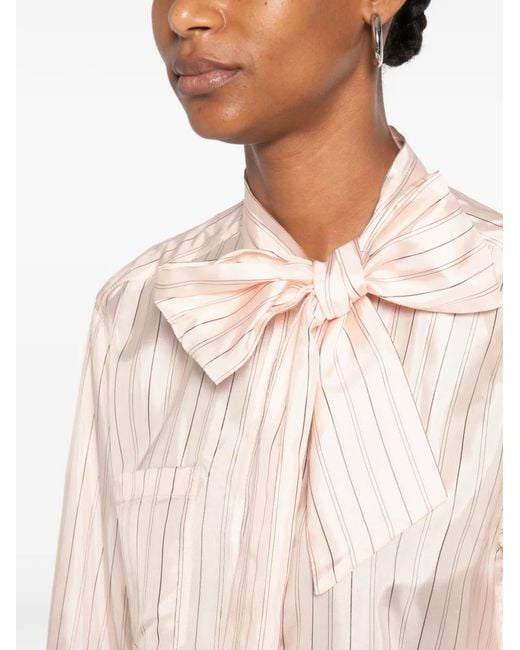 Sandro Pink Striped Shirt